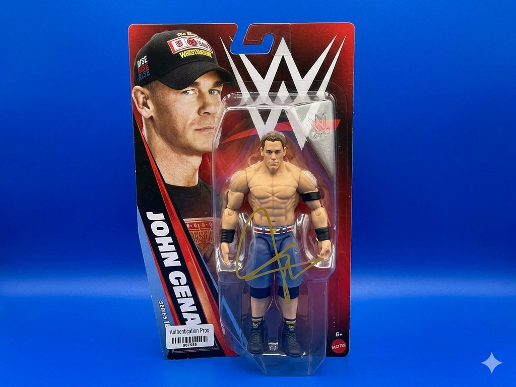 John Cena Signed WWE Action Figure with COA