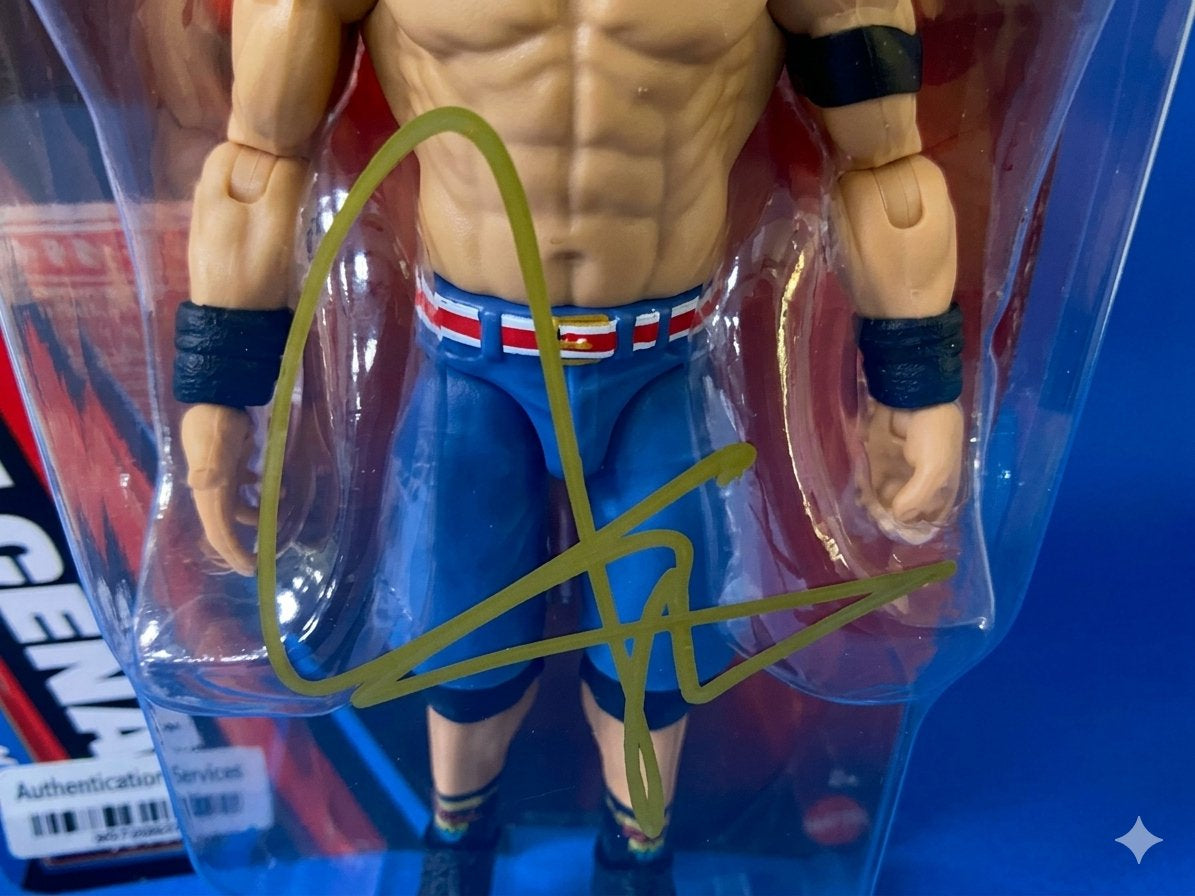 John Cena Signed WWE Action Figure with COA