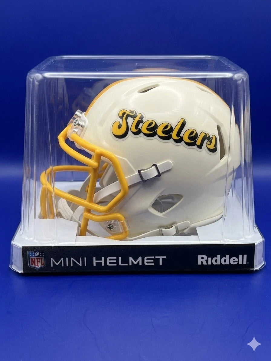 Rod Woodson signed Steelers retro mini helmet, signature side